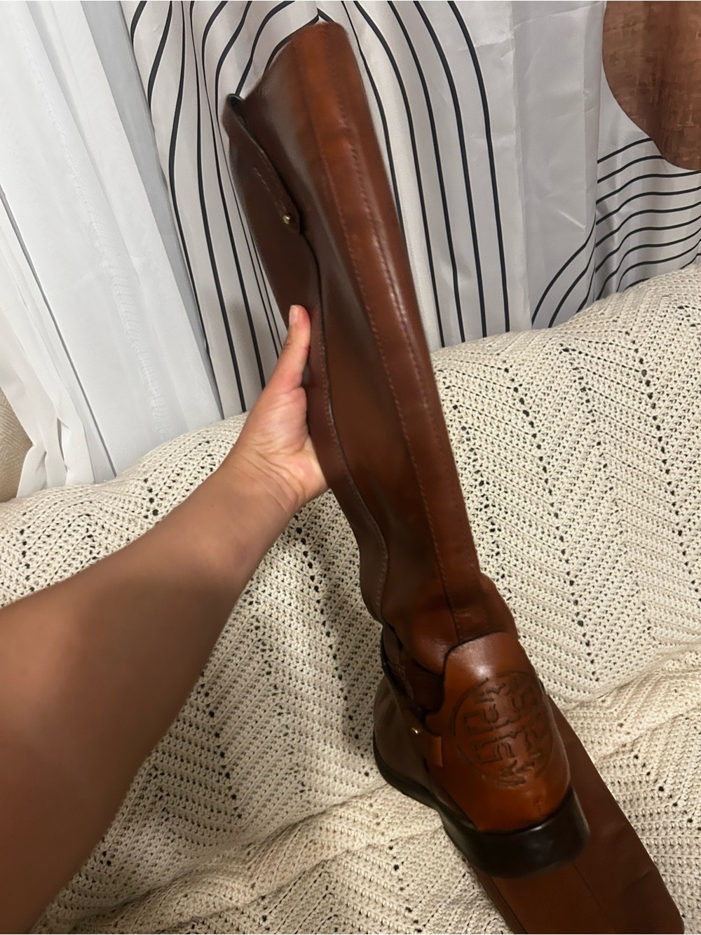 Tory Burch Derby Riding Boot - Picture 4 of 15